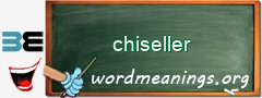 WordMeaning blackboard for chiseller